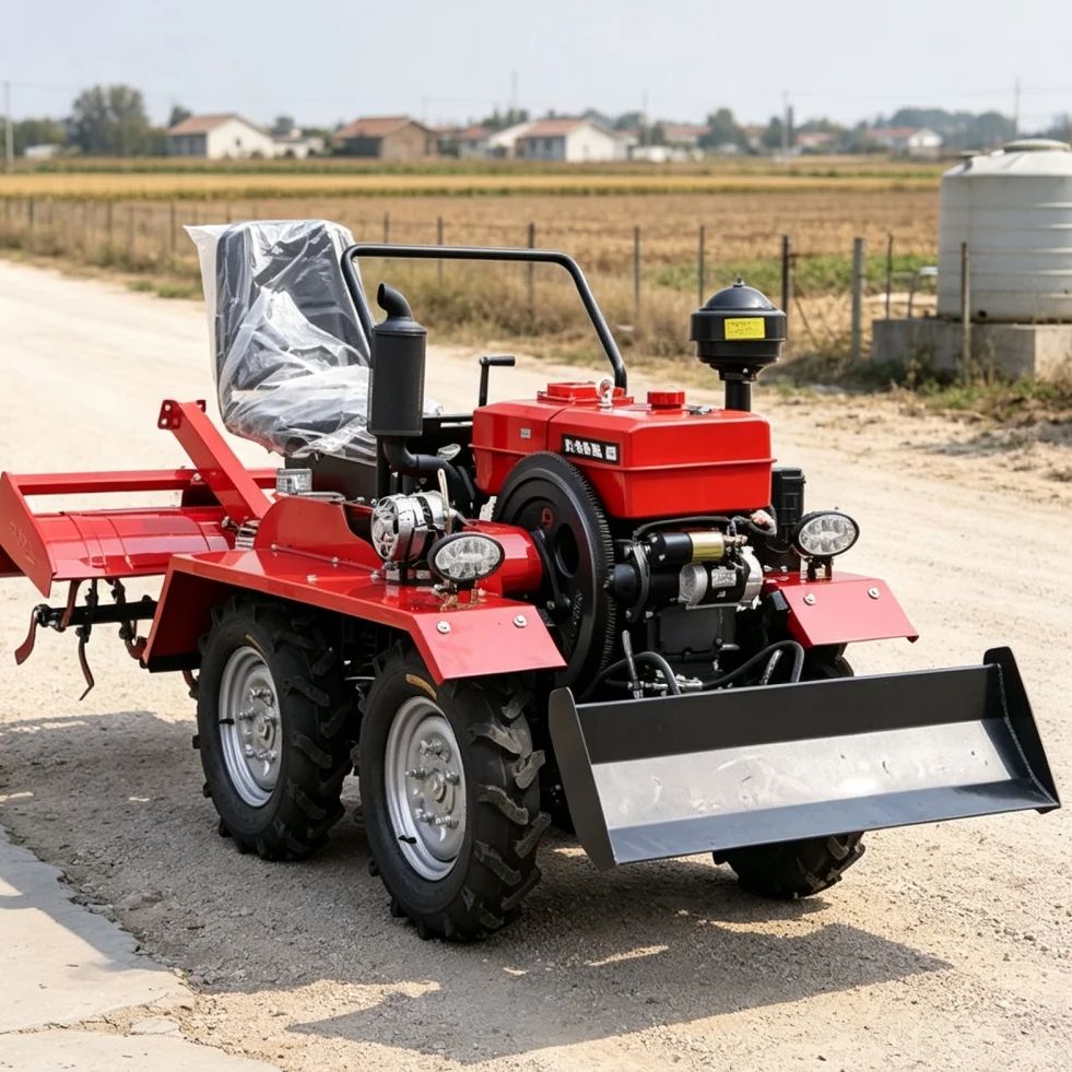 Farming Agriculture Equipment - 맞춤형 4륜 4WD 로터리 경운기 파종기