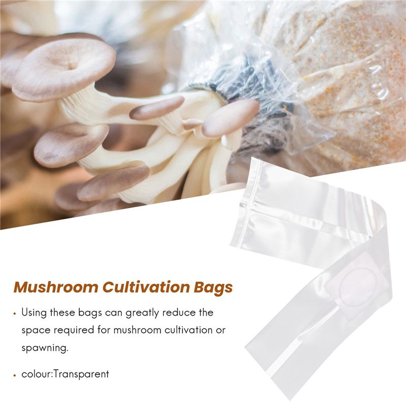 100개 버섯 재배용 가방 종균 가방 두꺼운 6mil  - Mushroom Spawn Bag 리뷰 및 가격