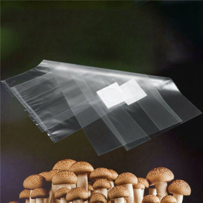 AT44-100개 PVC 버섯 종균 재배용 투명 백 고 - Mushroom Spawn Bag 리뷰 및 가격